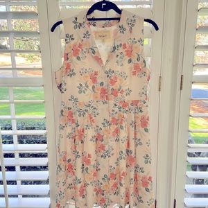 Anthropologie Rifle Paper Spring Bouquet Dress